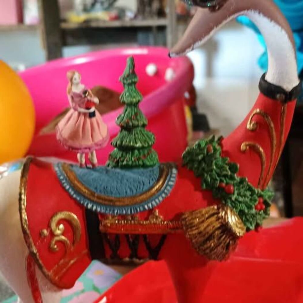 Katherine's Collection Christmas Reindeer Figurine